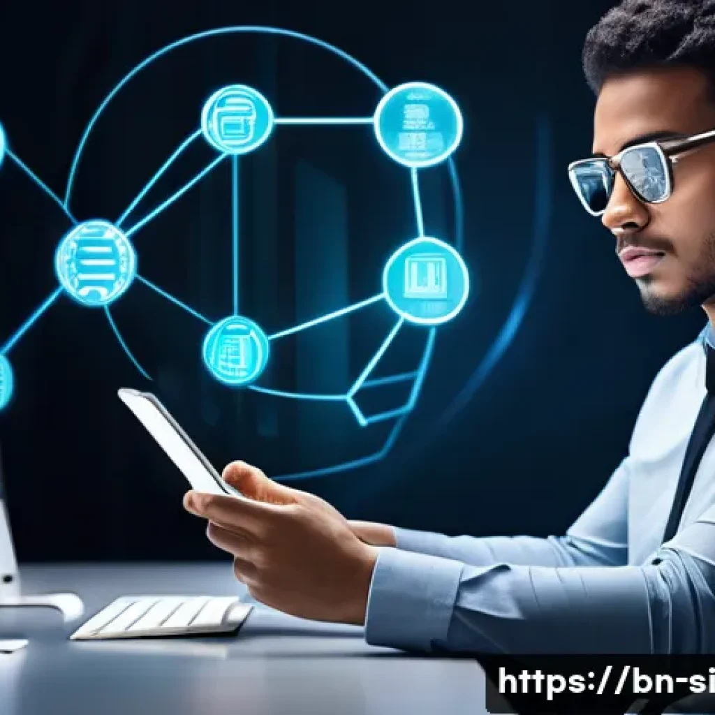 DID 기반의 신원 인증 시스템 설계 - **Prompt 1: Empowering Digital Identity Management**
"A confident, diverse young adult, dressed ...